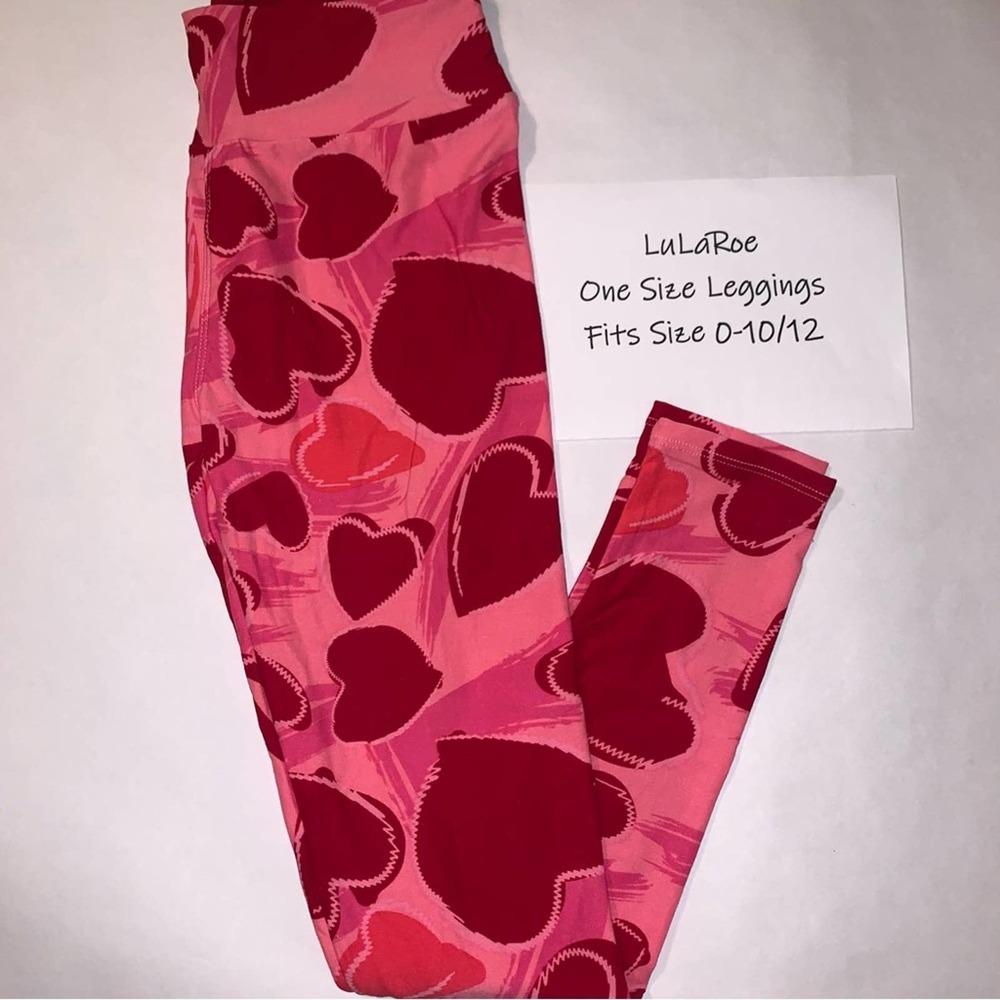 LuLaRoe One Size Valentine’s Leggings